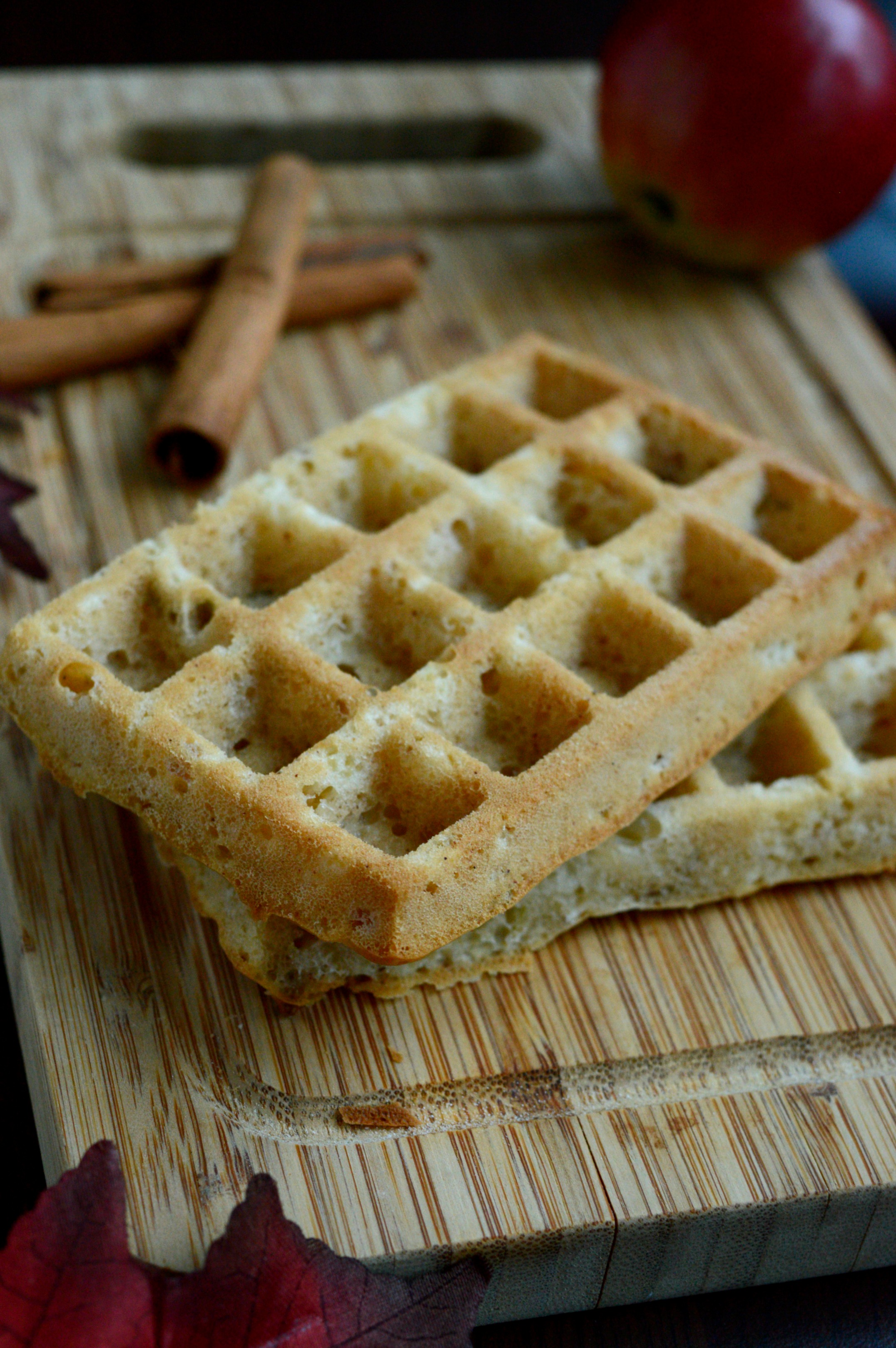 Apfel-Zimt-Waffeln