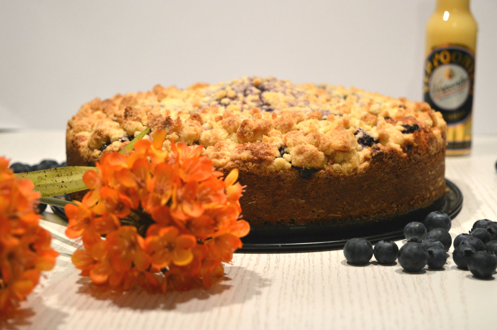 Blaubeerkuchen mit Eierlikör | fabelhafte-desserts.de